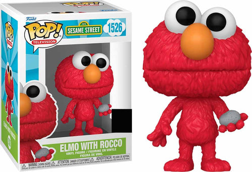 Pop Television Sesame Street 3.75 Inch Action Figure Exclusive - Elmo with Rocco #1526