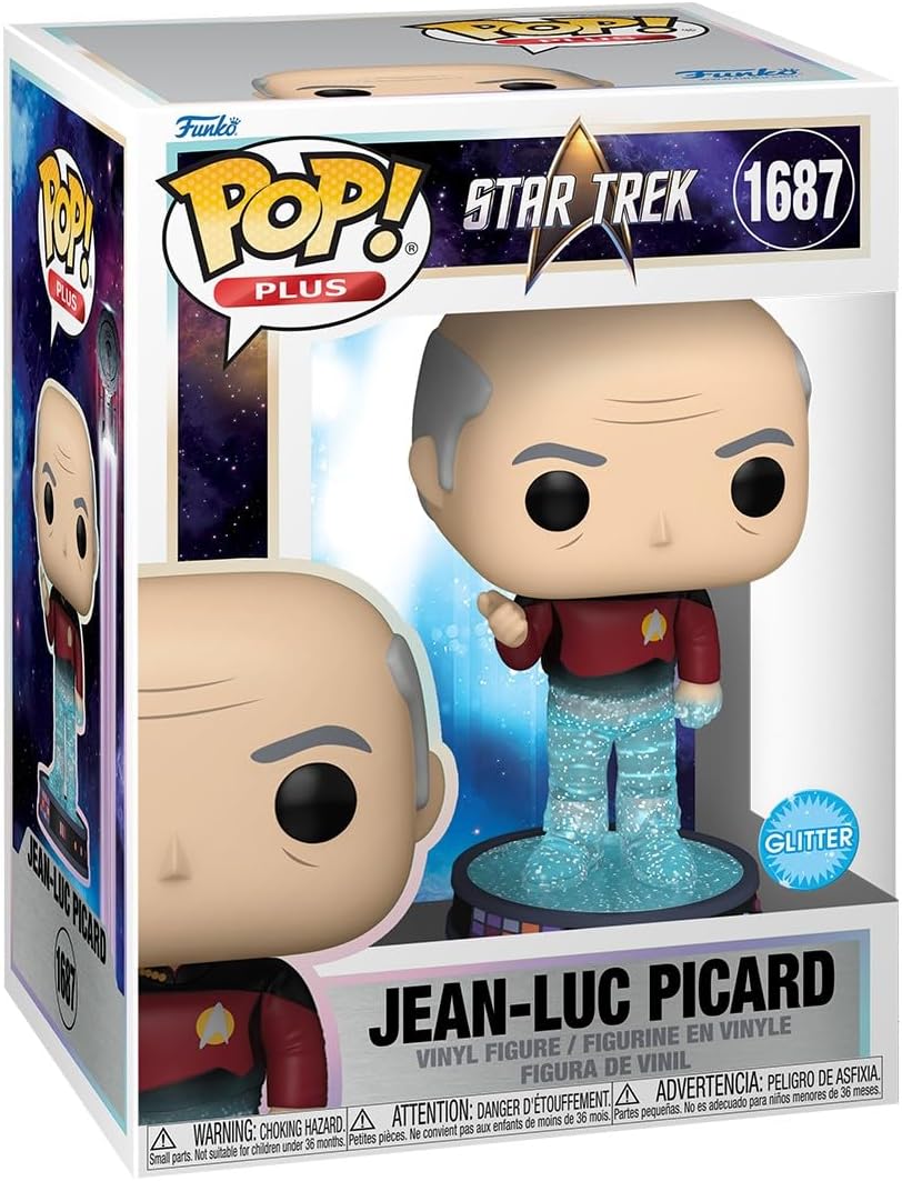 Pop Television Star Trek The Next Generation 3.75 Inch Action Figure Plus - Transporter Jean-Luc Picard #1687