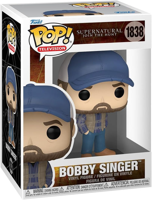 Pop Television Supernatural 3.75 Inch Action Figure - Bobby Singer #1838