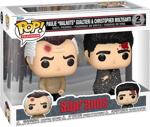 Pop Television The Sopranos 3.75 Inch Action Figure 2-Pack - Paulie and Christopher