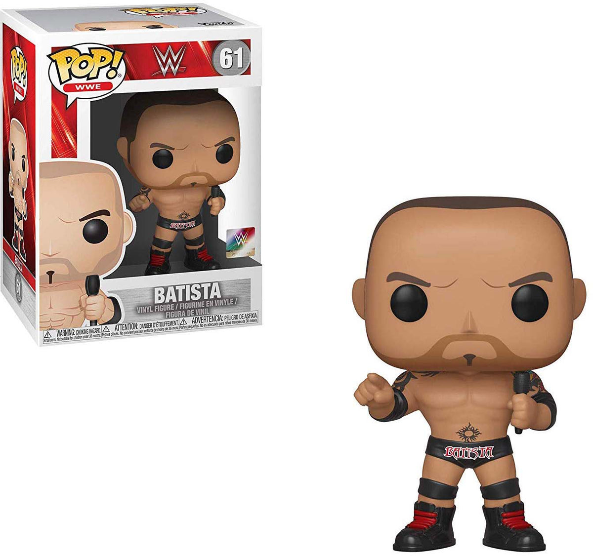Pop WWE 3.75 Inch Action Figure WWE - Batista #61