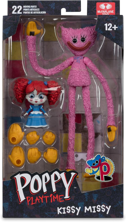Poppy Playtime 7 Inch Action Figure Bendable - Kissy Missy (Sub-Standard Packaging)