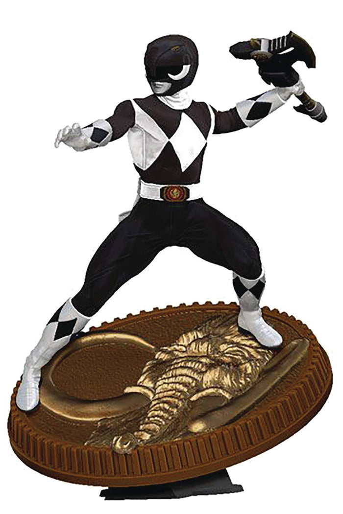 Power Rangers 8 Inch Statue Figure 1/8 Scale PVC - Black Ranger