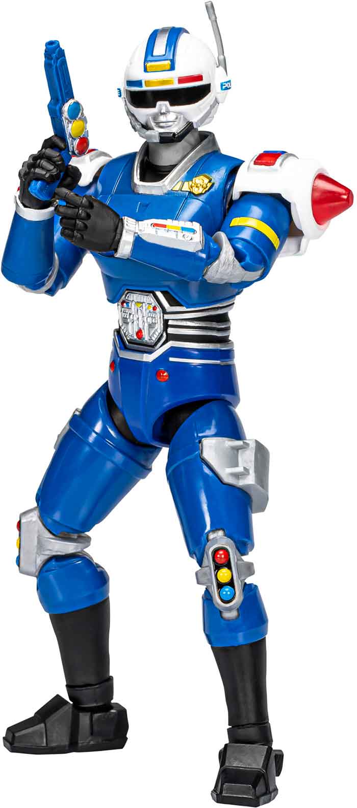 Power Rangers Lightning Collection 6 Inch Action Figure Deluxe - Turbo Blue Senturion