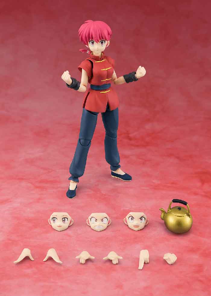 Ranma1/2 6 Inch Action Figure S.H. Figuarts - Ranma (Female Version)