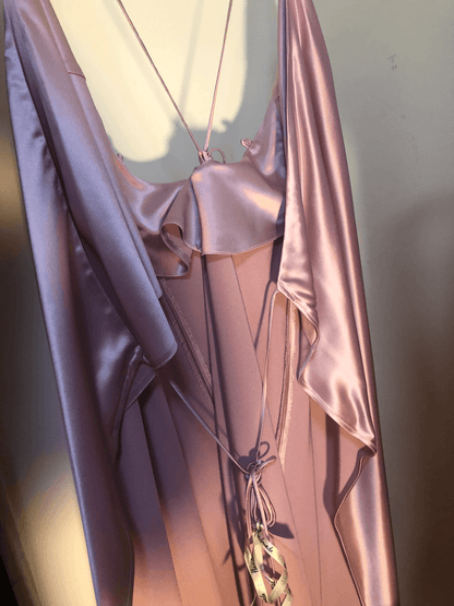 SAMPLE SALE * Xenia Wrap Silk Dress