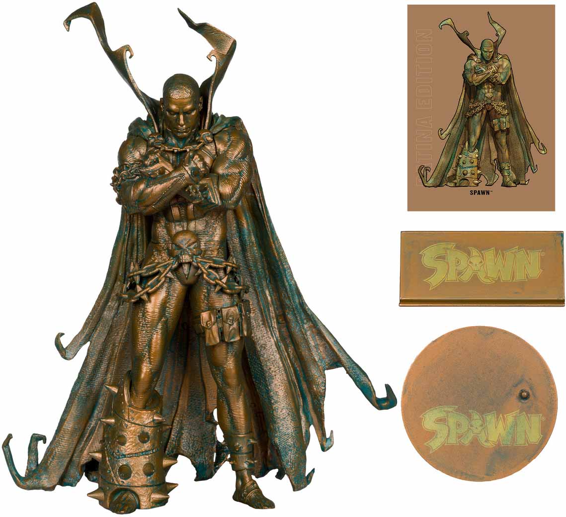 Spawn Issue #311 7 Inch Action Figure Exclusive - Patina Spawn Gold Label