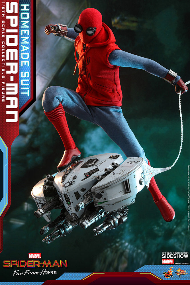 Spider-Man Far From Home 12 Inch Action Figure 1/6 Scale Series - Spider-Man Homemade Suit Hot Toys 905176