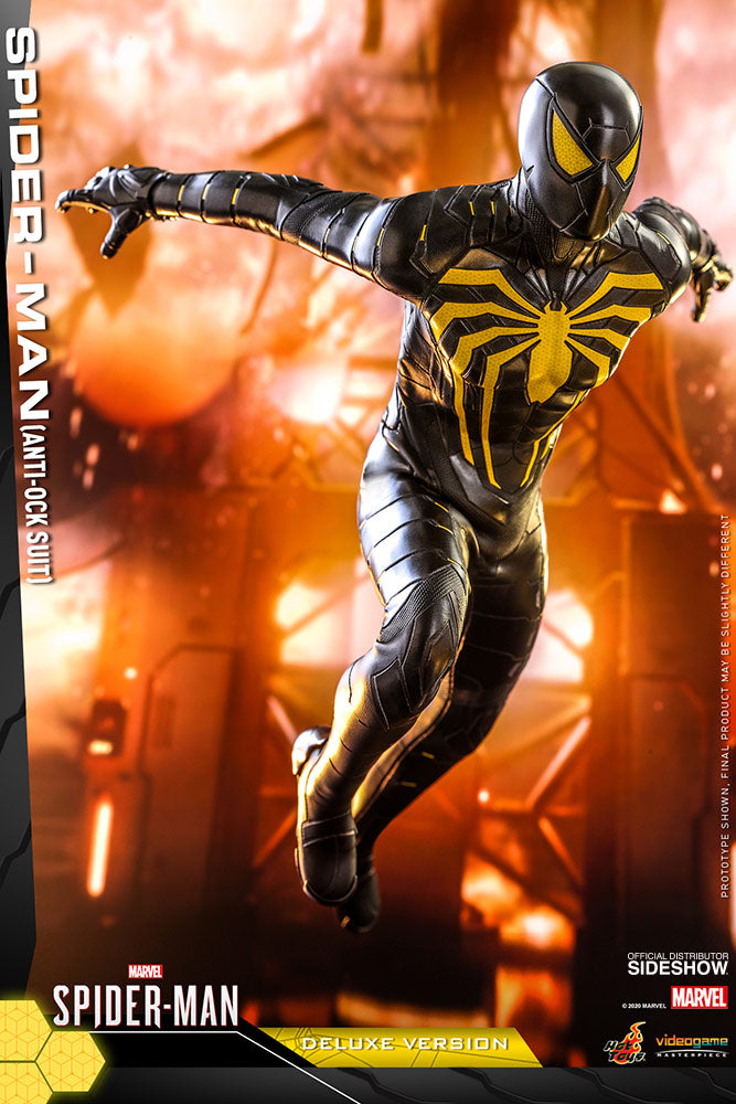 Spider-Man Video Game 12 Inch Action Figure 1/6 Scale - Spider-Man (Anti-Ock Suit) Deluxe Hot Toys 906796