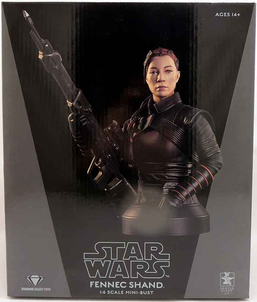 Star Wars Collectible The Mandalorian 7 Inch Bust Statue - Fennec Shand
