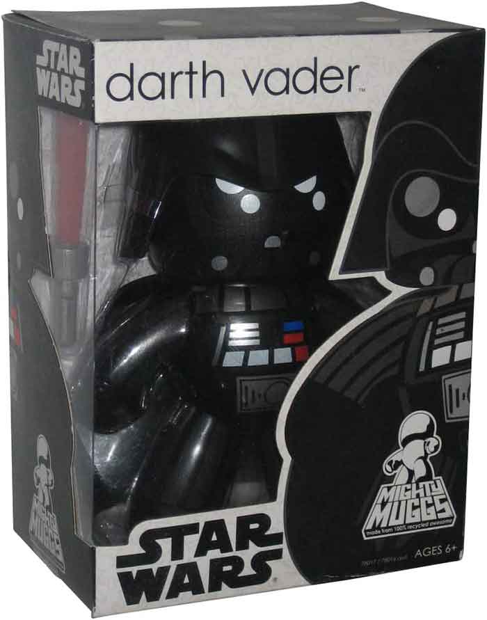 Star Wars 3.75 Inch Static Figure Mighty Muggs - Darth Vader (Shelf Wear Packaging)