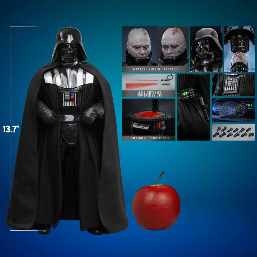 Star Wars Return Of The Jedi 12 Inch Action Figure 1/12 Scale - Darth Vader Hot Toys 912232