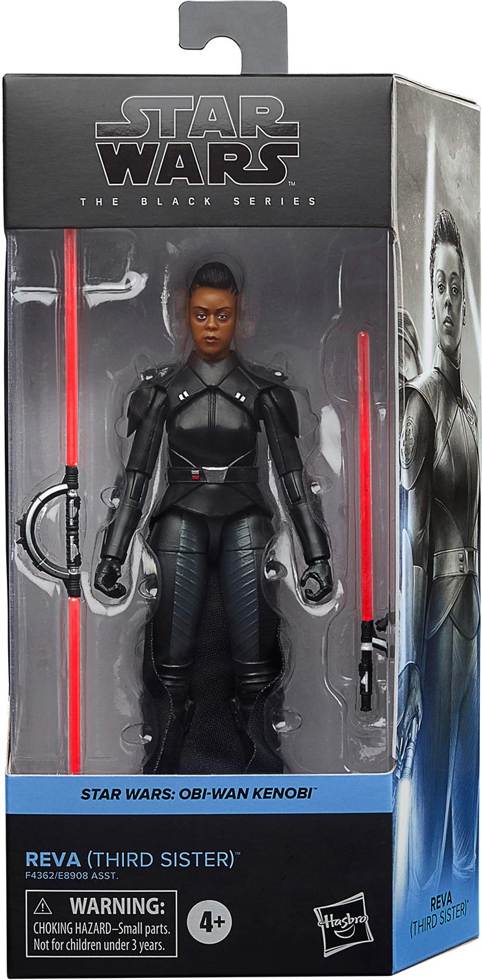 Star Wars The Black Series 6 Inch Action Figure Box Art (2022 Wave 2) - Reva (Third Sister)