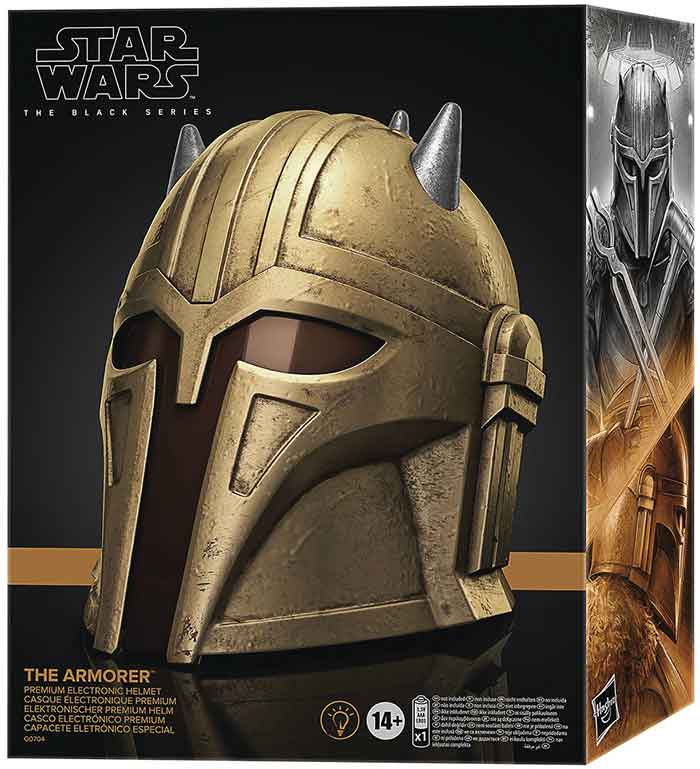 Star Wars The Black Series Life Size Prop Replica Electronic Helmet - The Armorer