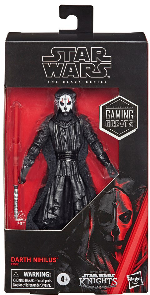 Star Wars The Black Series Gaming Greats 6 Inch Action Figure Box Art - Darth Nihilus Reissue
