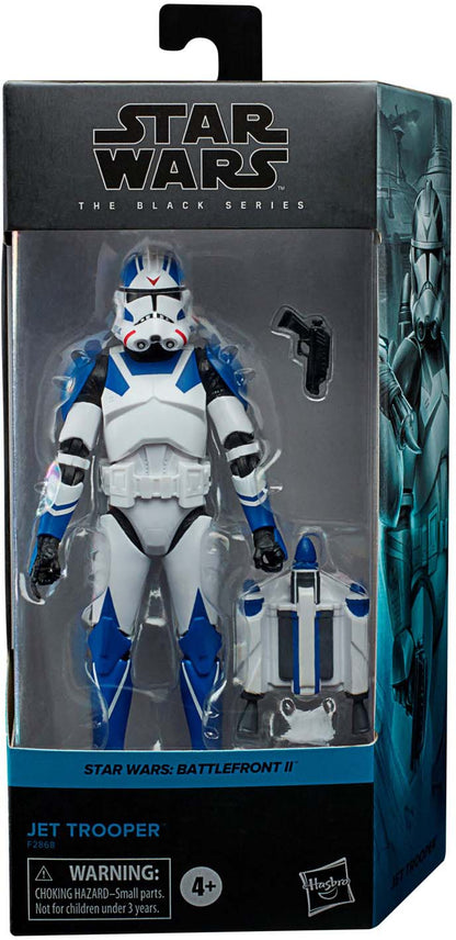 Star Wars The Black Series Gaming Greats 6 Inch Action Figure Box Art Exclusive - Jet Trooper Blue