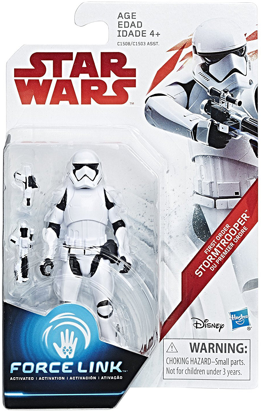 Star Wars The Last Jedi 3.75 Inch Action Figure (2017 Wave 1 Orange) - First Order Stormtrooper