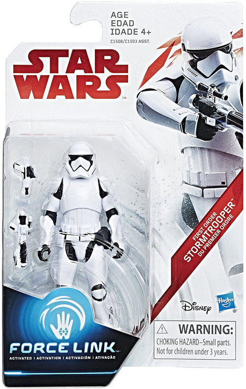 Star Wars The Last Jedi 3.75 Inch Action Figure (2017 Wave 1 Orange) - First Order Stormtrooper