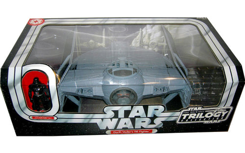 Star Wars The Original Trilogy 3.75 Inch Scale Vehicle Figure - Darth Vader with Tie Fighter (Shelf Wear Packaging)