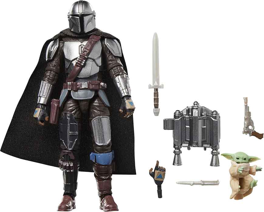 Star Wars The Vintage Collection 3.75 Inch Action Figure Deluxe - The Mandalorian & Grogu VC395