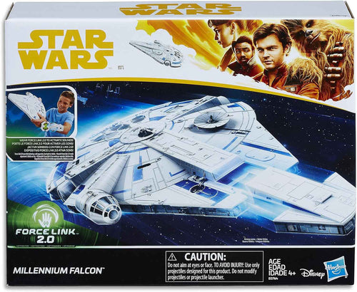Star Wars Universe Force Link Vehicle Figure - Millennium Falcon with Escape Craft
