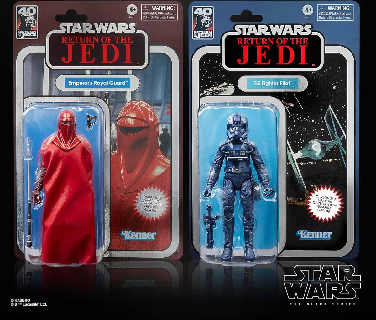 Star Wars The Vintage Collection 3.75 Inch Action Figure 2-Pack Exclusive - Carbonized Royal Guard & TIE Pilot