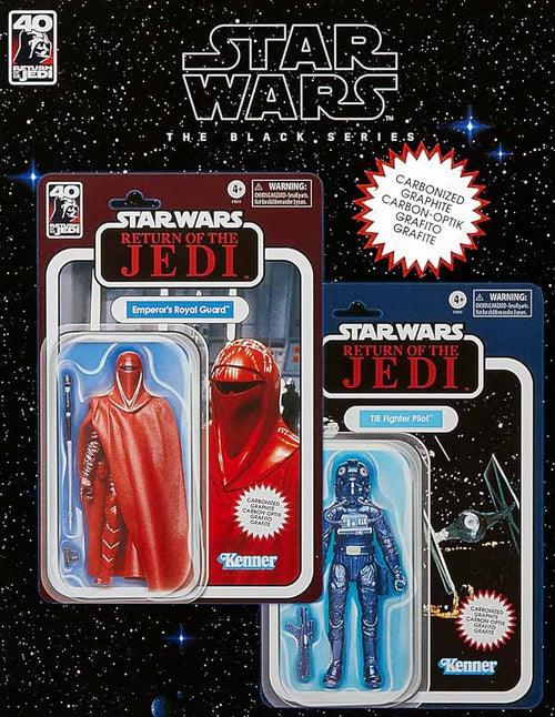 Star Wars The Vintage Collection 3.75 Inch Action Figure 2-Pack Exclusive - Carbonized Royal Guard & TIE Pilot