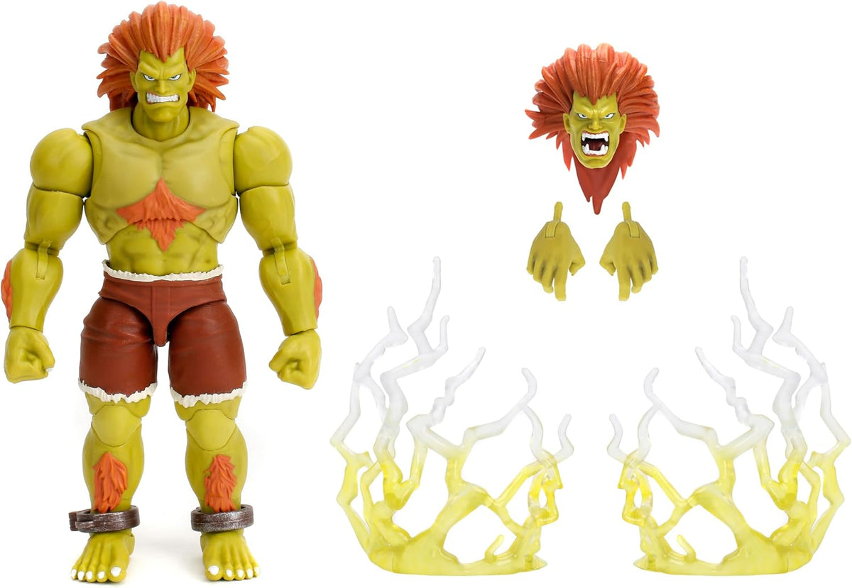 Street Fighter 2 The Final Challengers 8 Inch Action Figure Deluxe - Blanka