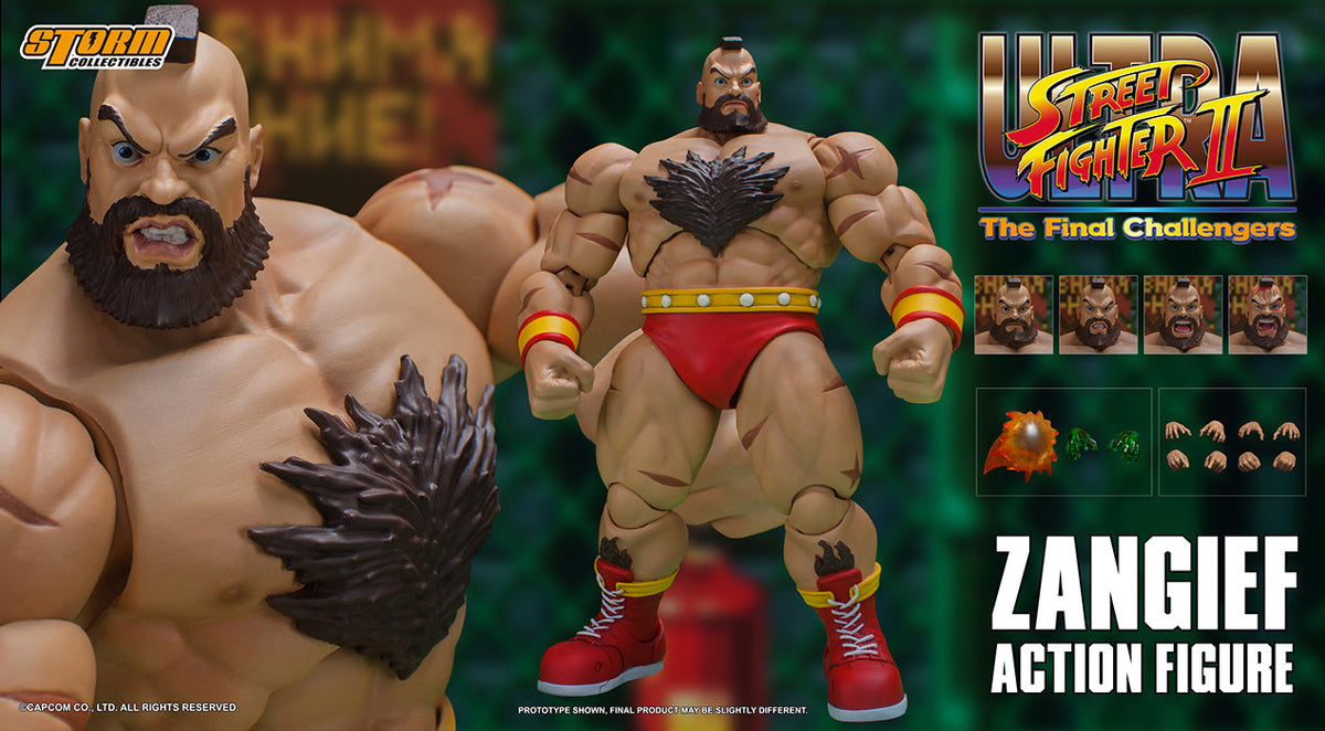 Street Fighter The Final Challenger 9 Inch Action Figure - Zangief