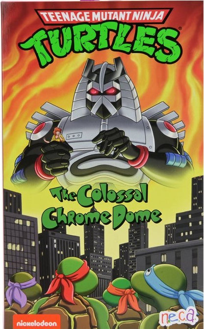 Teenage Mutant Ninja Turtles 1980 Cartoon 10 Inch Action Figure Ultimate Series - Chrome Dome (Sub-Standard Packaging)