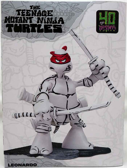 Teenage Mutant Ninja Turtles 4.5 Inch Action Figure Original Sketch - Leonardo Black & White