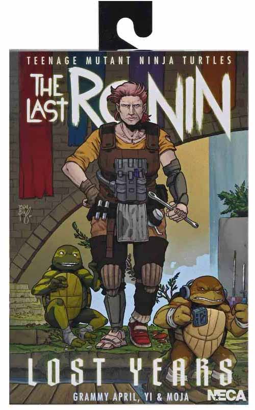 Teenage Mutant Ninja Turtles The Last Ronin 7 Inch Action Figure Lost Years Ultimate - Grammy April with Yi & Moja