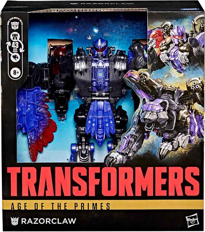 Transformers Age Of The Primes 8 Inch Action Figure Leader Class (2026 Wave 1) - Razorclaw