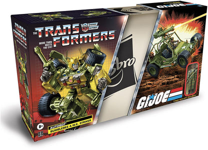Transformers Collaborative G.I. Joe Mash-Up 9 Inch Action Figure - Bumblebee A.W.E. Striker & Lonzo Stalker Wilkinson