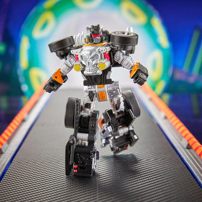 Transformers Collaborative Hot Wheels 5 Inch Action Figure Deluxe Class - Bone Shaker