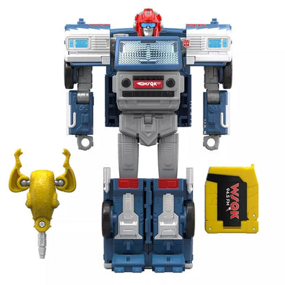 Transformers Collaborative Stranger Things 6 Inch Action Figure Deluxe Class Exclusive - Freakwency and 8-Trax