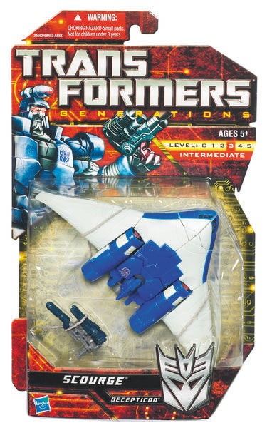 Transformers Generations 6 Inch Action Figure Deluxe Class (2011 Wave 2) - Scourge (Non Mint Packaging)