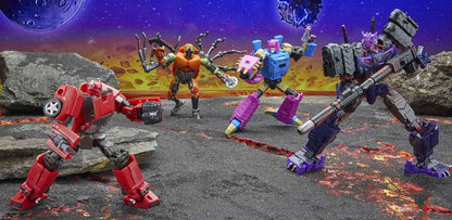 Transformers Legacy United Vs Multipack 6 Inch Action Figure Box Set - Cliffjumper - Tarantulas - Squeezeplay - Tarn