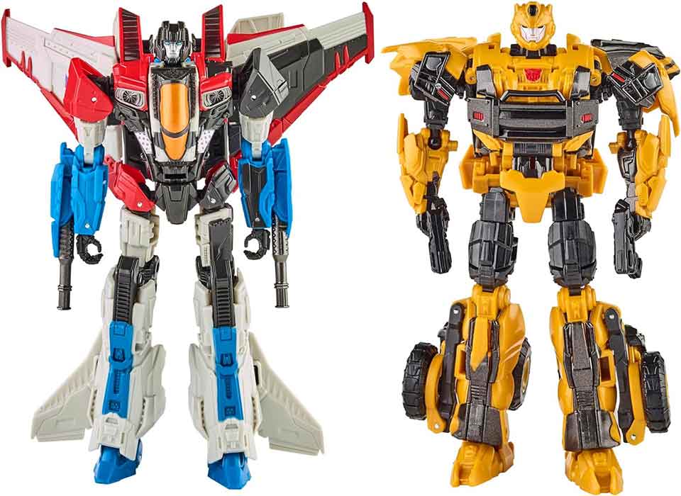 Transformers Reactivate 6 Inch Action Figure Deluxe Class 2-Pack - Starscream & Bumblebee