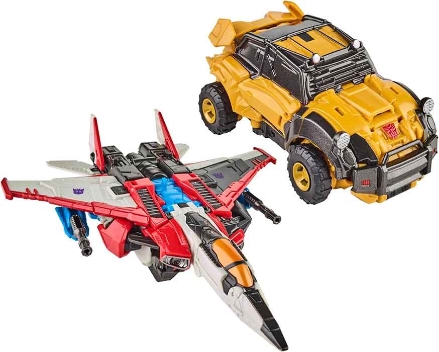 Transformers Reactivate 6 Inch Action Figure Deluxe Class 2-Pack - Starscream & Bumblebee