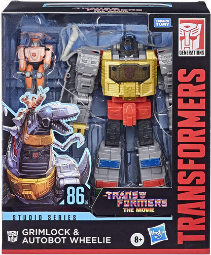 Transformers Studio Series 8 Inch Action Figure Leader Class (2021 Wave 1) - Grimlock #86-06 (Previously Openned. Returned Item)