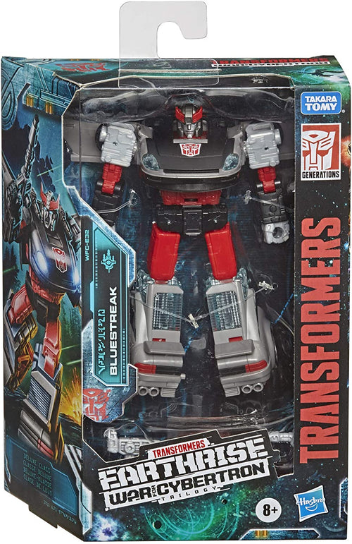 Transformers War For Cybertron Earthwise 6 Inch Action Figure Deluxe Exclusive - Bluestreak (Shelf Wear Packaging)