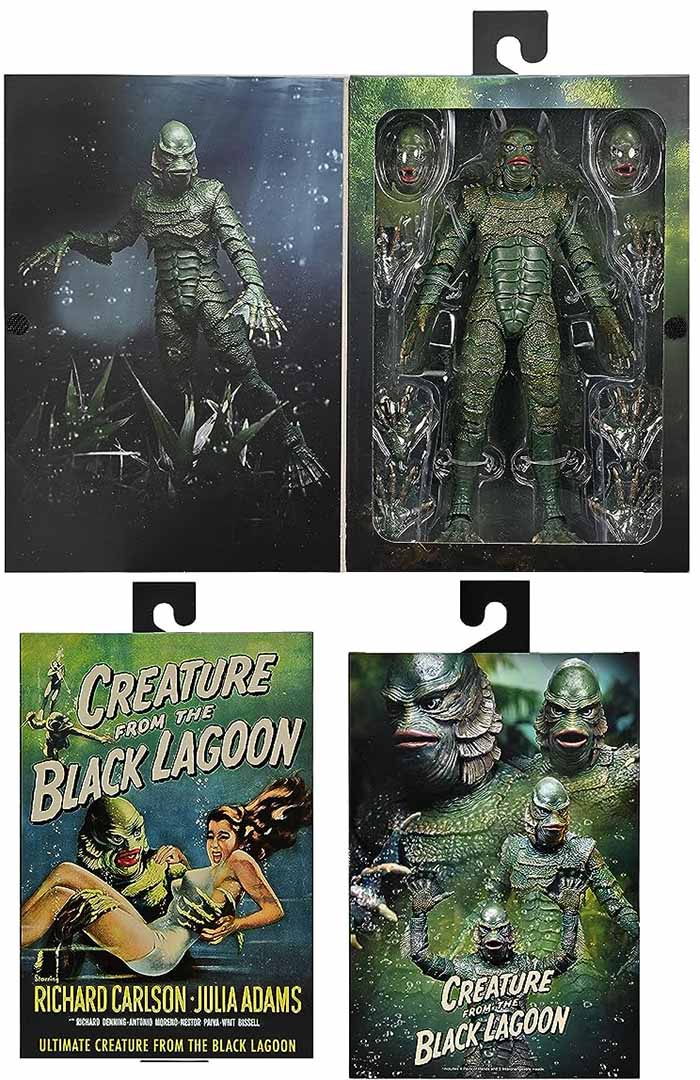 Universal Monsters Creature From The Black Lagoon 7 Inch Action Figure Ultimates - Creature (Colored)