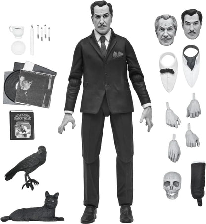 Vincent Price 7 Inch Action Figure Ultimate - Vincent Price (Black & White)
