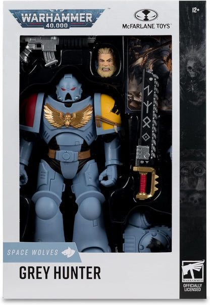 Warhammer 40000 Dawn Of War 7 Inch Action Figure - Grey Hunter Space Wolves