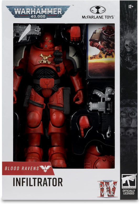 Warhammer 40000 Dawn Of War 7 Inch Action Figure - Infiltrator Blood Ravens