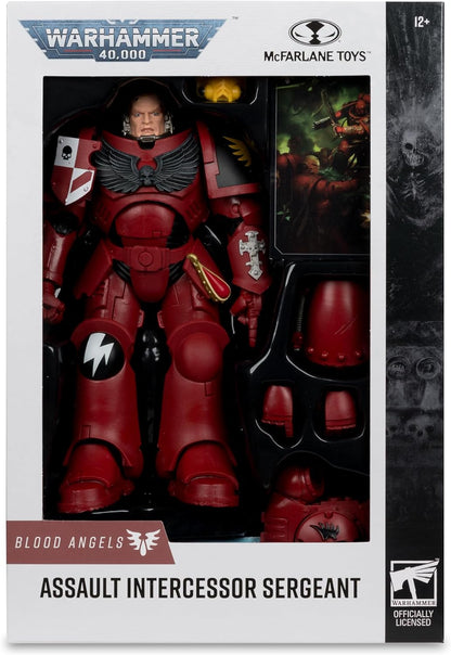 Warhammer 40000 7 Inch Action Figure Wave 11 - Assault Intercessor Sergeant (Blood Angel)