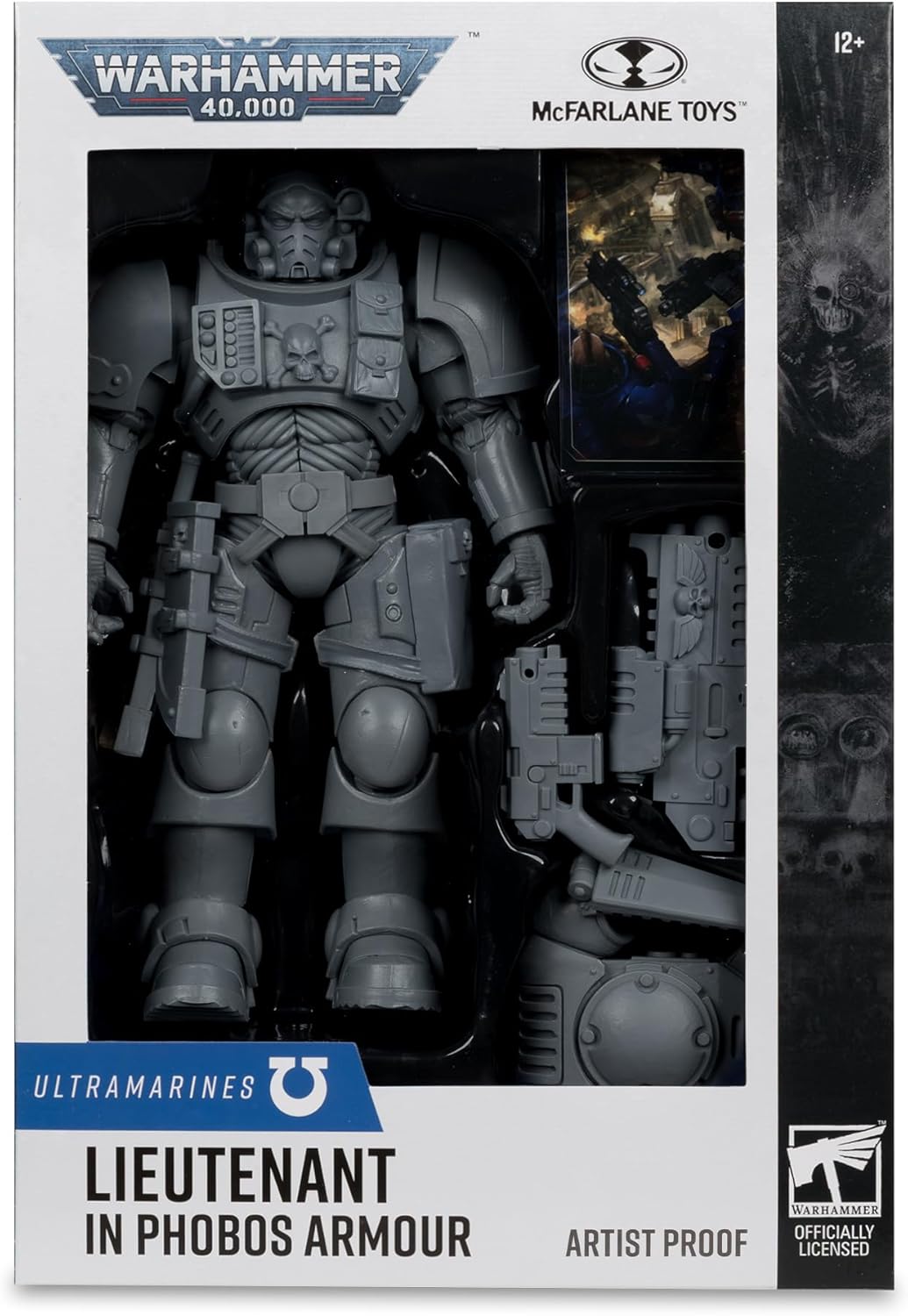 Warhammer 40000 7 Inch Action Figure Wave 11 - Lieutenant In Phobos Armour (Ultramarines) Artist Proof